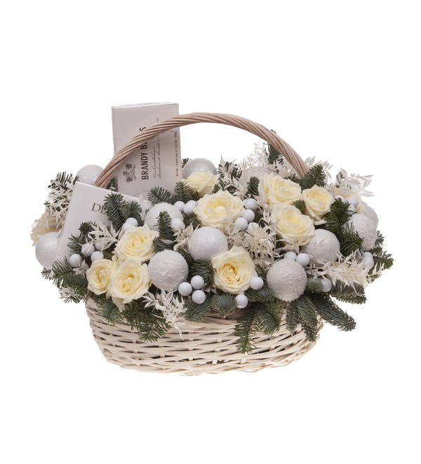 Gift basket White lace – photo #4