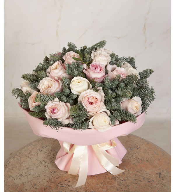 Букет-соло Зимний блеск (15,25,35,51,75 или 101) – фото № 1