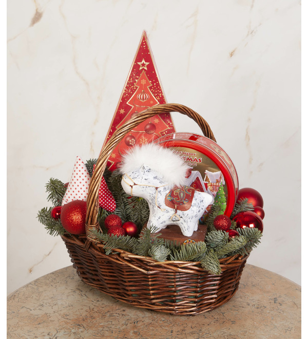 Подарочная корзина Нарядная ёлка – фото № 3