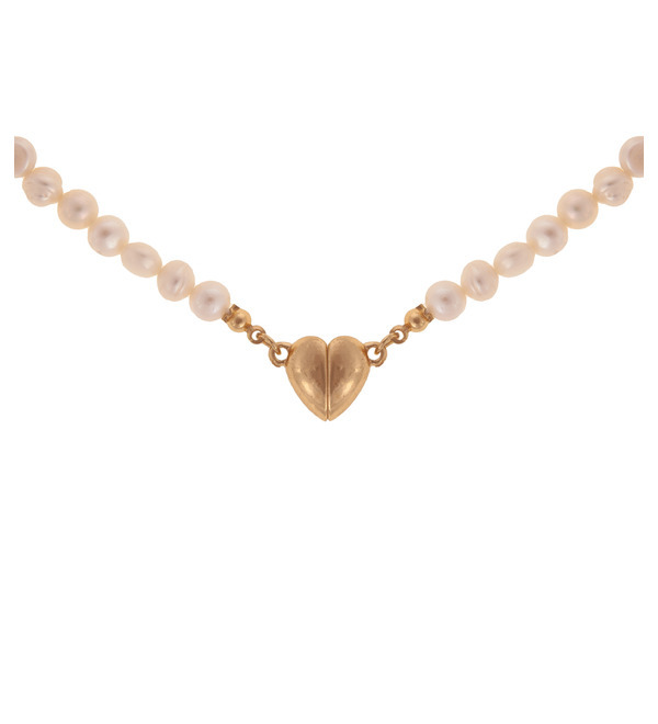 Pearl necklace with heart Soul Stones – photo #2