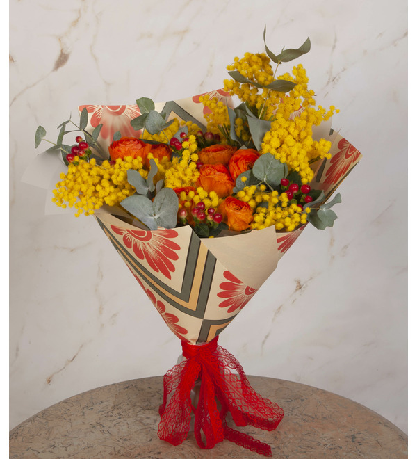 Букет-трио Тепло твоих объятий – фото № 3