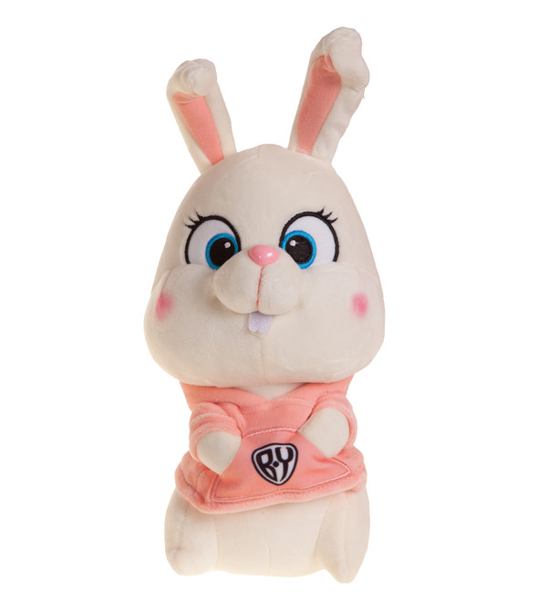 Soft toy Bunny in a pink blouse (22 cm) – photo #1