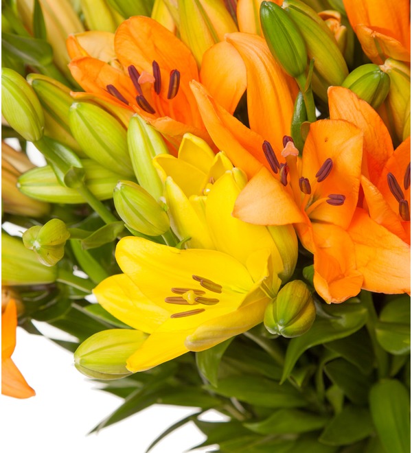 Bouquet of 45 lilies For You – photo #2