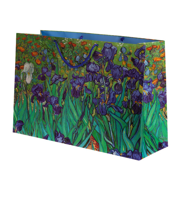 Large gift bag Irises – photo #1