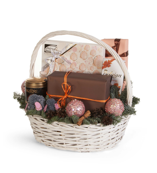 Подарочная корзина Розовый снегопад – фото № 5