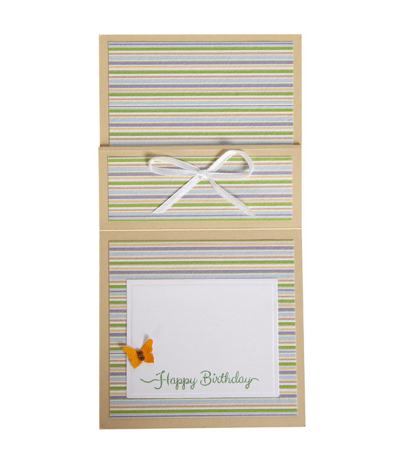 Handmade postcard Happy Birthday! OTK3723 – photo #2