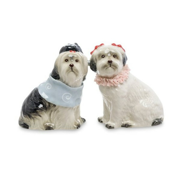 Set of salt and pepper Pair of dogs (Pavone) – photo #1