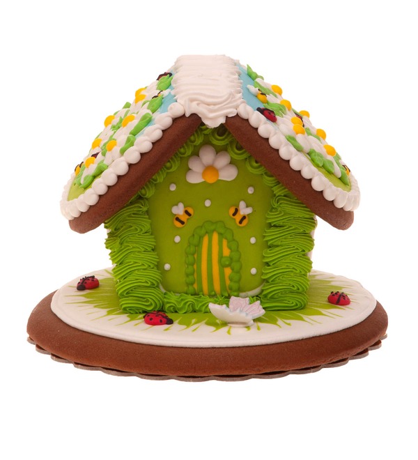 Gingerbread house with bees – photo #4