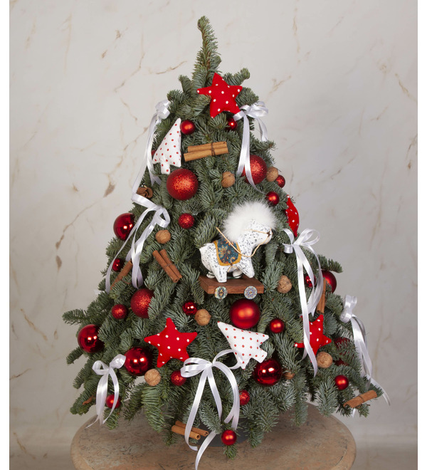 Ёлка премиум Удивительный конь (50,80,110,150 или 200 см) – фото № 1