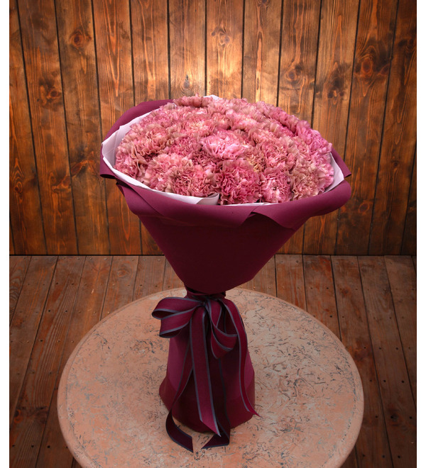Bouquet-solo Lege Pink Carnation (15,25,35,51,75 or 101) – photo #1