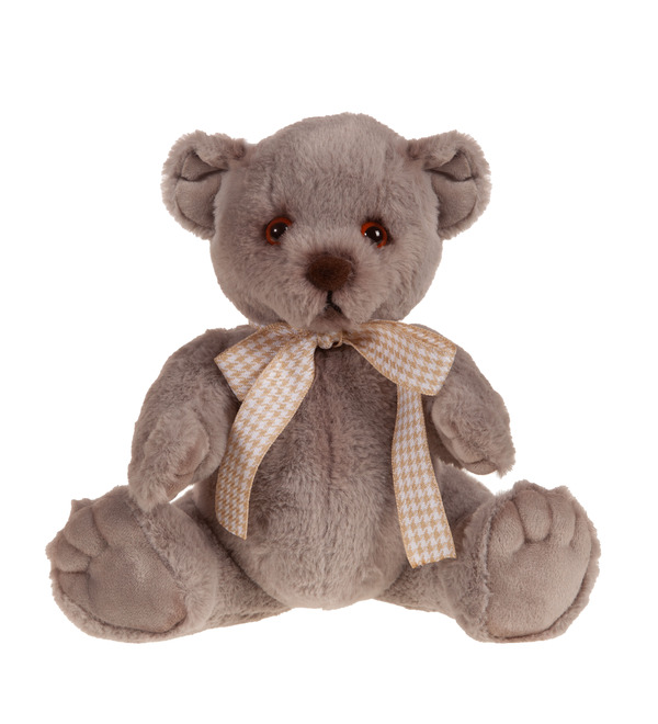 Handmade toy Little gray bear (30 cm) – photo #1