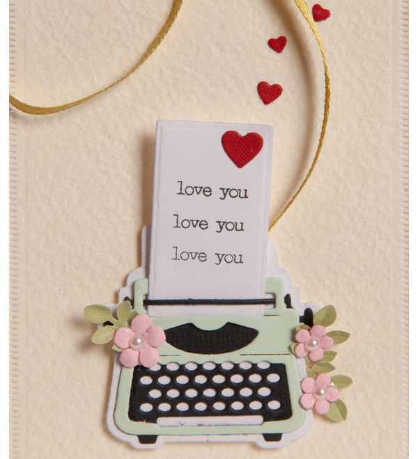 Handmade card Love You – photo #2