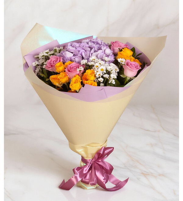 Bouquet-quartet Festive sparkle – photo #1