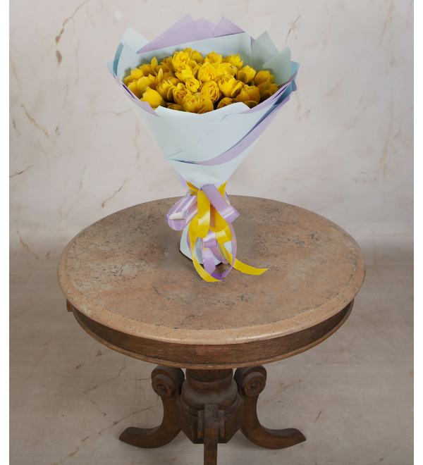 Букет-соло нарциссов (35,51,75, 101 или 151) – фото № 4