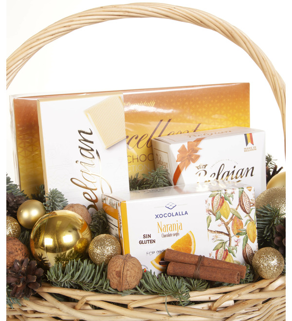 Подарочная корзина Золото праздника – фото № 2