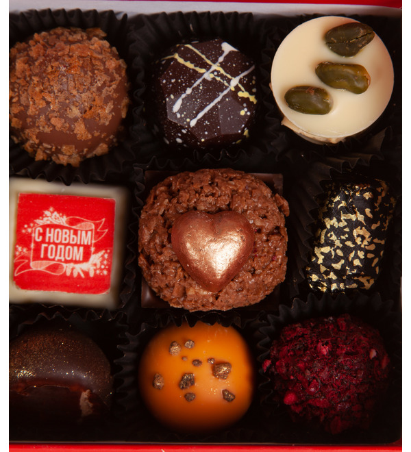 Конфеты ручной работы из бельгийского шоколада Очарование зимы – фото № 3