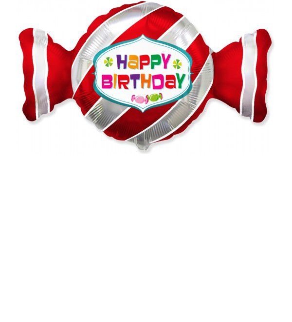 Balloon Candy, Happy Birthday (91 cm) – photo #1