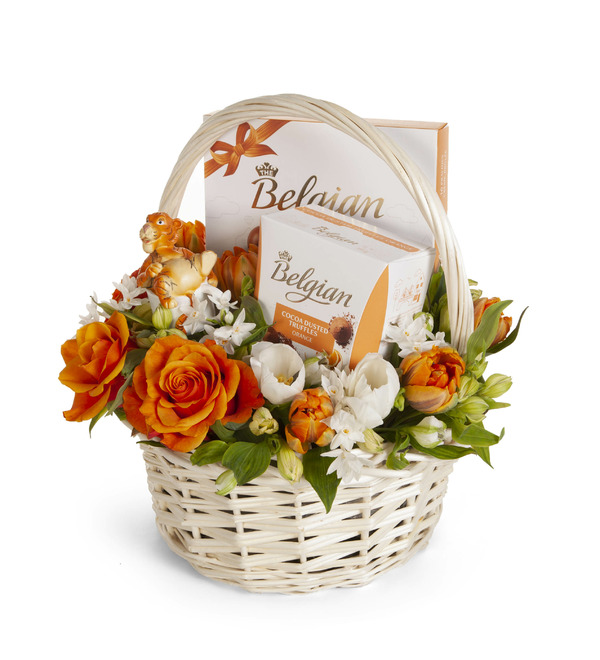 Подарочная корзина Оранжевая гармония – фото № 5