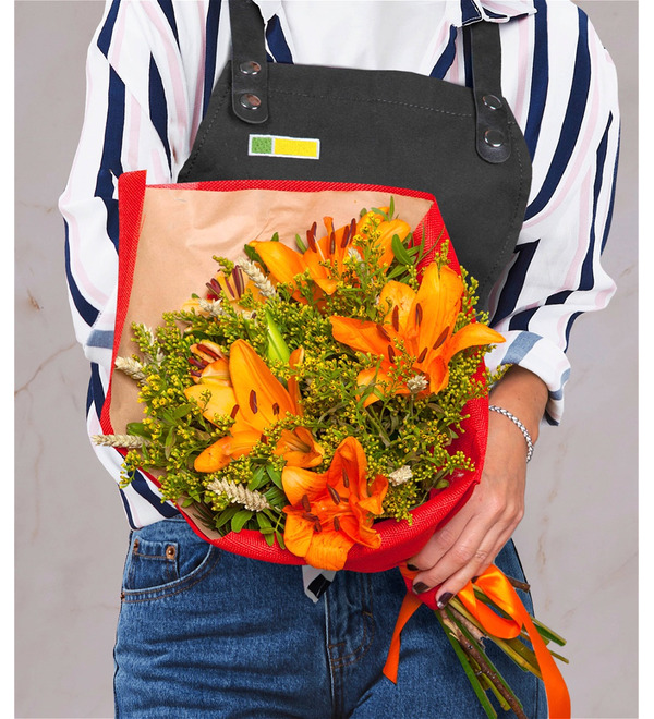 Букет Оранжевый аромат – фото № 1