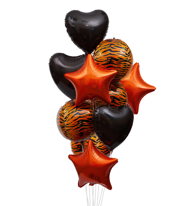 Bouquet of balloons Bright colors (11 or 21 balloons) – photo #1