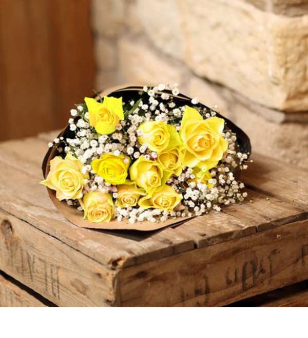 Букет с желтыми розами AR56 SCH – фото № 1