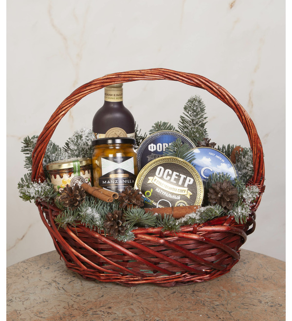 Подарочная корзина Изысканный выбор – фото № 1