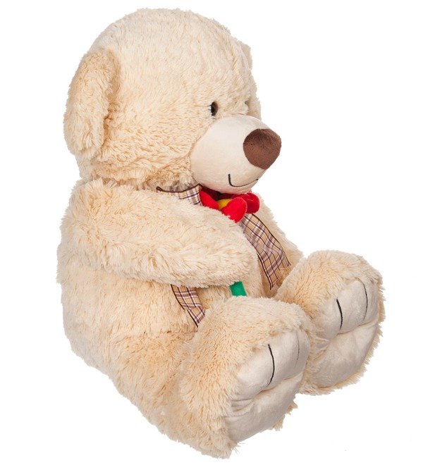 Soft toy Bear with a flower (65 cm) – photo #3