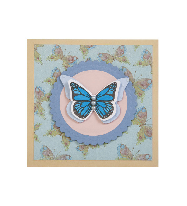 Открытка ручной работы С Днём Рождения OTK3768 – фото № 1