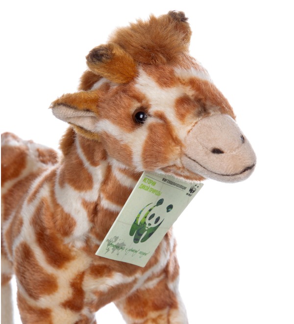 Мягкая игрушка Жираф WWF (30 см) – фото № 4