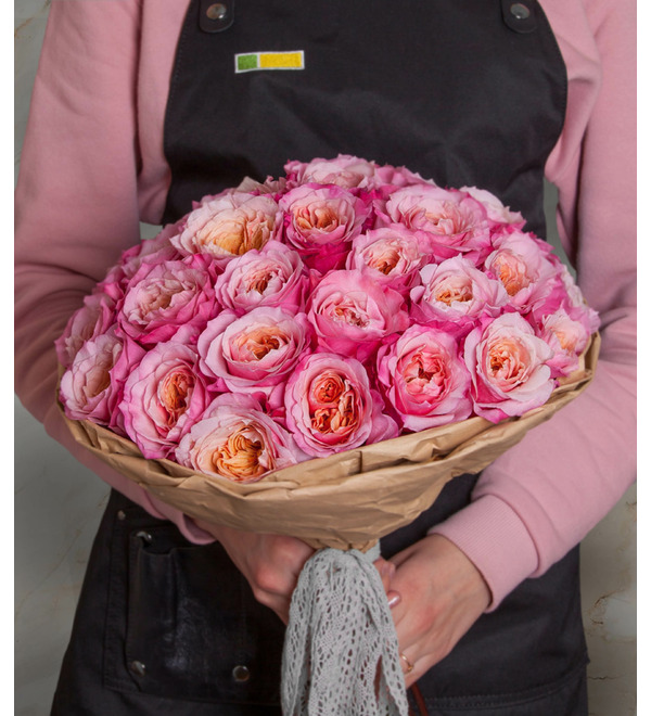 Bouquet of peony roses Miyabi (15, 25 or 51) – photo #1