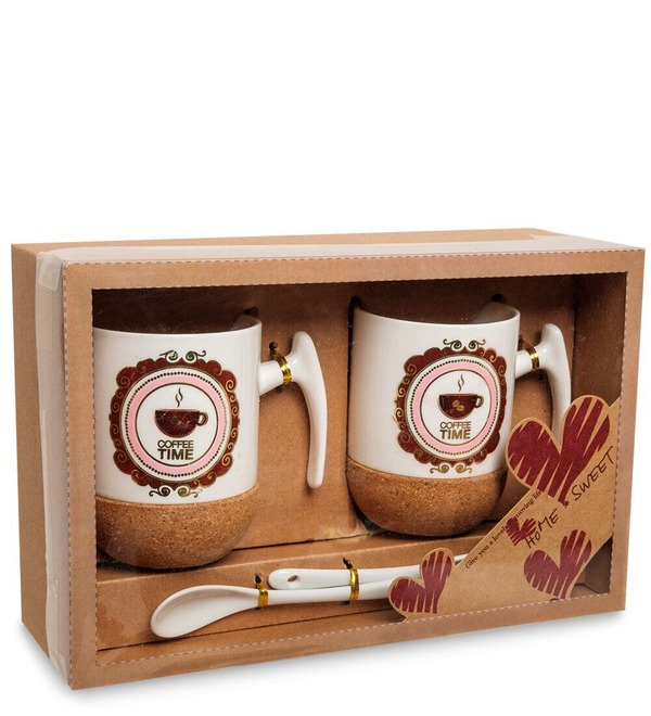 Set of 2 mugs in a gift box Warm Confessions – photo #1