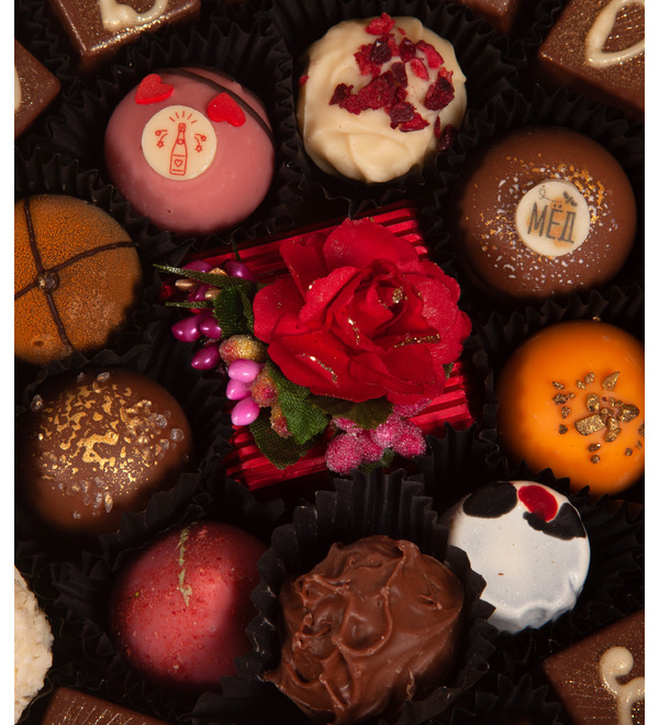 Конфеты ручной работы из премиального шоколада Любимой маме – фото № 3
