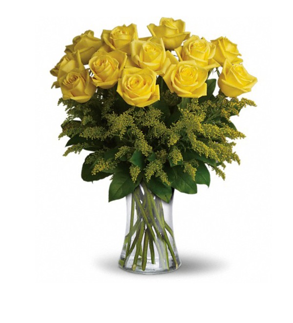 Букет с желтыми розами KR3 GEO – фото № 1