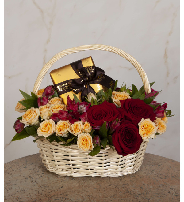 Подарочная корзина Шоколадный каприз – фото № 1