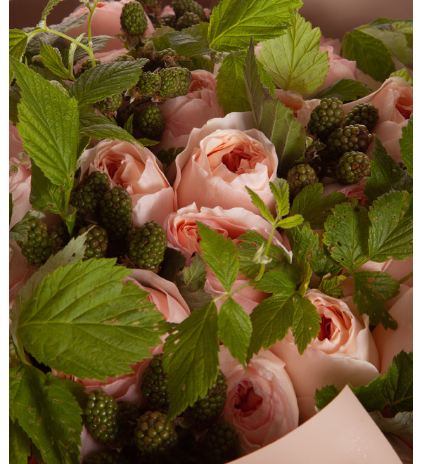 Букет-соло пионовидных роз David Austin Juliet (15,25,35,51,75 или 101) – фото № 3