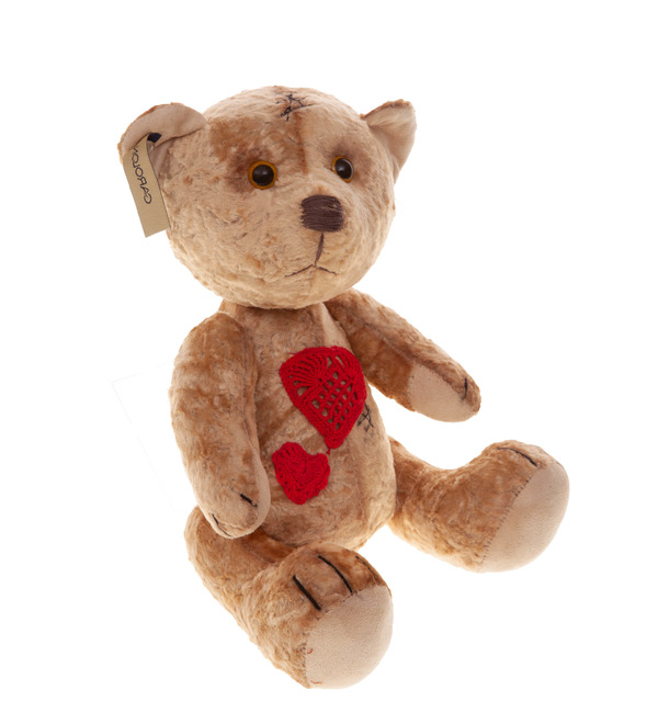 Handmade toy Bear with a heart – photo #3