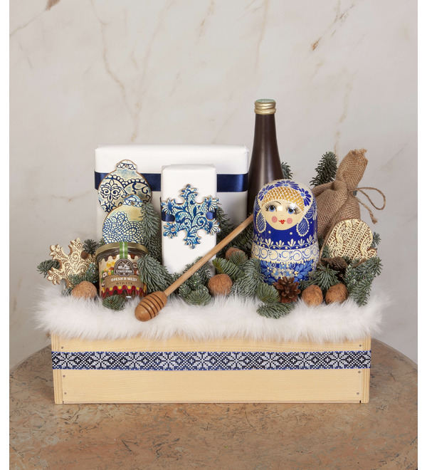 Подарочное кашпо Русская зима – фото № 1