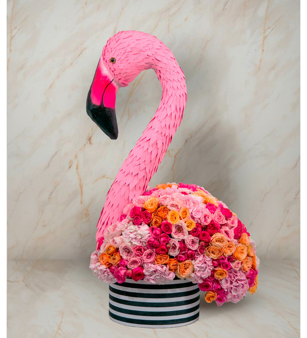 Композиция Экзотический фламинго (высота 1,2 метра) – фото № 1