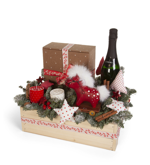 Подарочное кашпо Новогодние приготовления – фото № 5