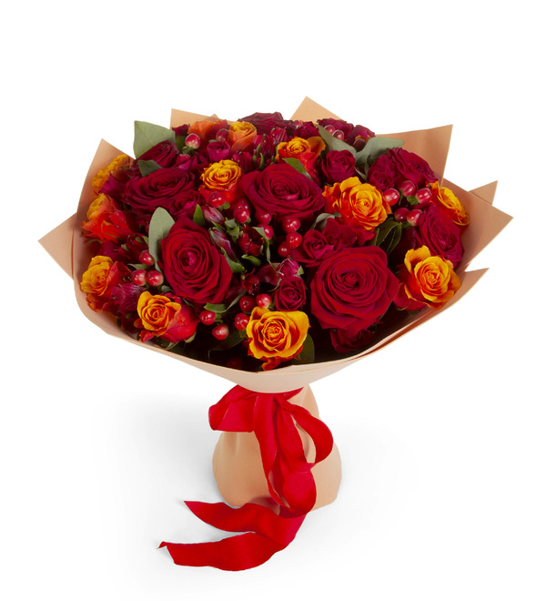 Букет-оркестр Пламя любви – фото № 5