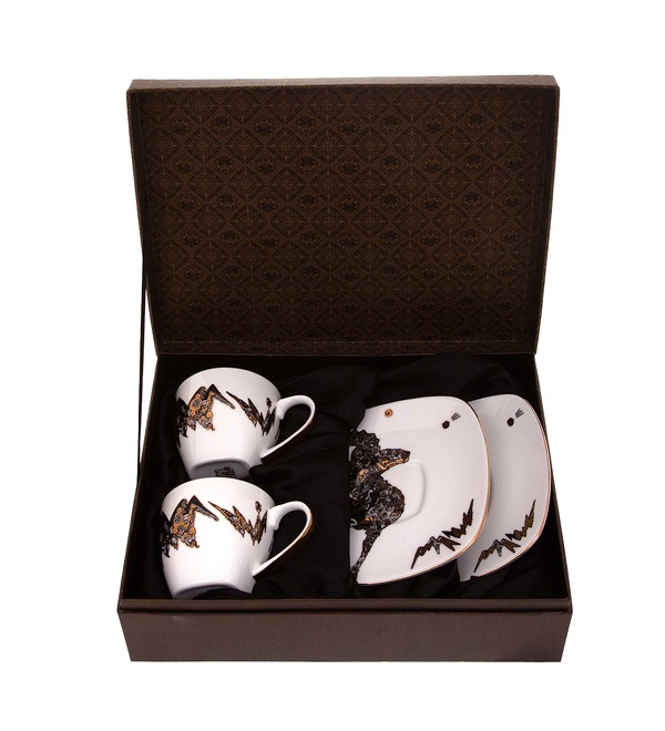 Подарочный набор для чая на две персоны (Фарфор) – фото № 1