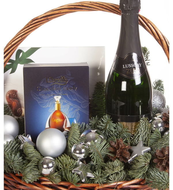 Подарочная корзина Серебряный снег – фото № 2