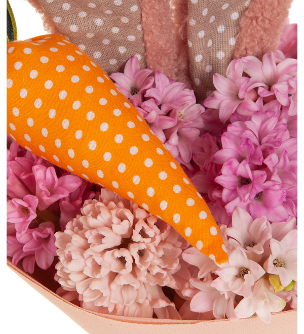 Bouquet-solo pink hyacinths (15,25,35,51,75 or 101) – photo #3