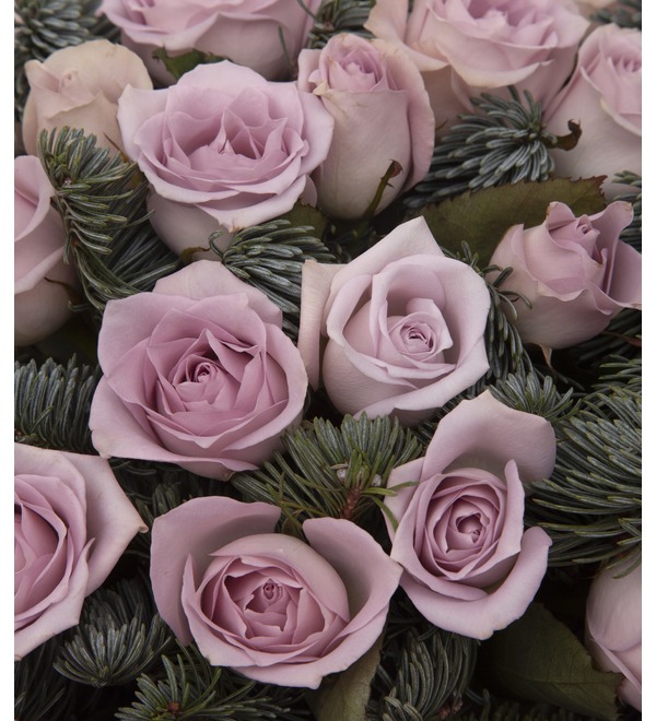 Bouquet-solo of Fifth Avenue Roses (15,25,35,51,75 or 101) – photo #3