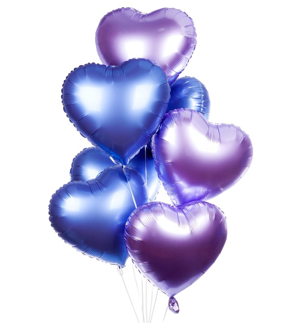 Bouquet of balloons Eternal Love (7 or 15 balloons) – photo #1