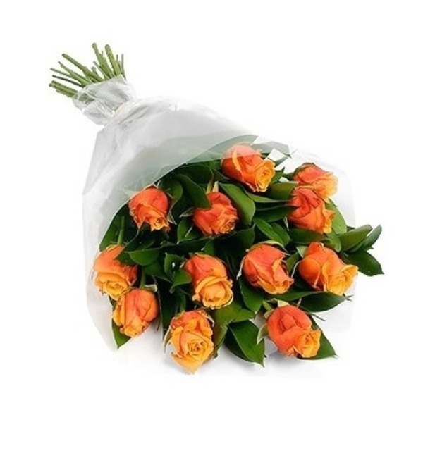 Букет из оранжевых роз AR1017 CLU – фото № 1