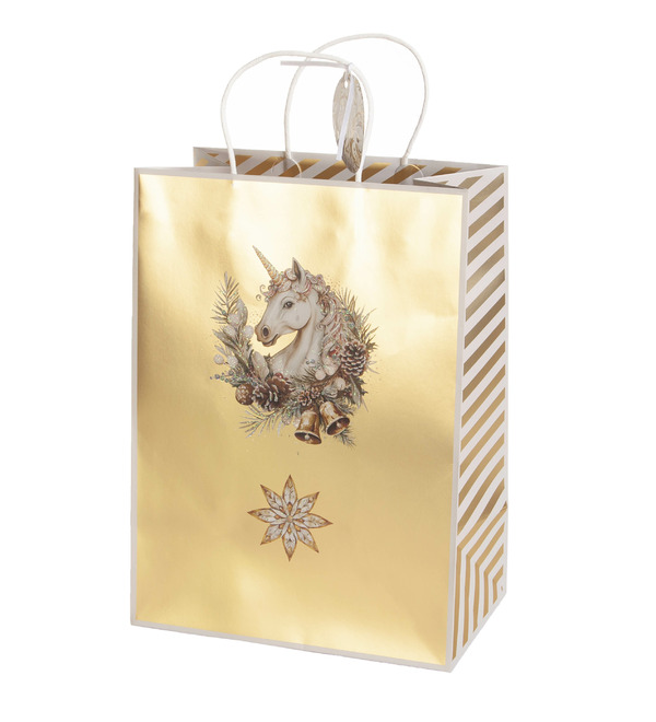 Подарочный пакет средний Год Лошади – фото № 1