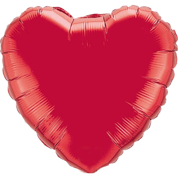 Фольгированный шар Сердце UKB7 GRA – фото № 1