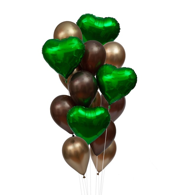 Bouquet of balloons Jewel (15 or 31 balloons) – photo #1