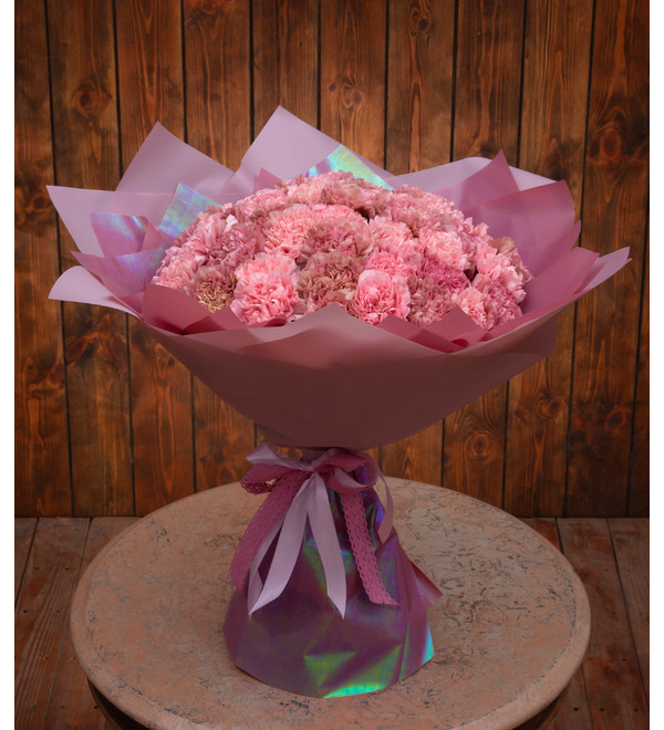 Bouquet-duet of carnations Refinement (15,25,35,51,75 or 101) – photo #1